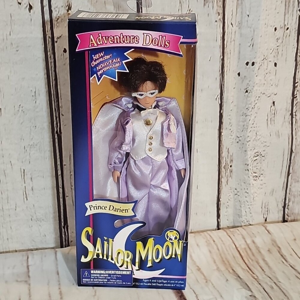 Sailor Moon PRINCE DARIEN 6” Adventure Doll 1997 Irwin Figure New in Box